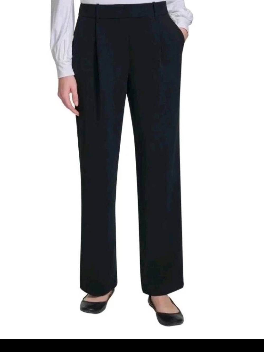DKNY Black Wide-Leg Women's Dress Pants Size 16